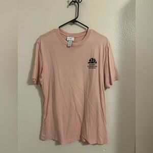 H&M Light Pink Short Sleeve Tee